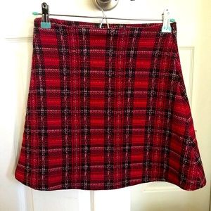 Lord & Taylor Design Labs Red plaid skirt! ❤️
